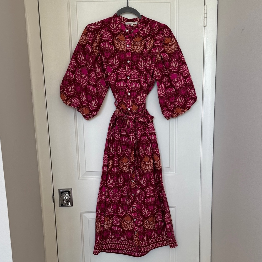 Chic Long Sleeve Floral Dress